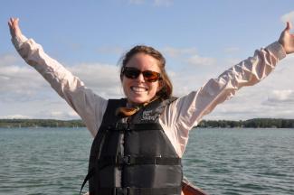Morgan Smith Celebrates initial launch of Peeler Skiff