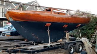 1936  "TUMLAREN" #59 SVEK, on the hard, on the trailer