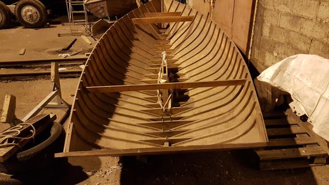 Bare hull neglegted for 20 years